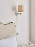John Lewis Ansel antique pewter wall light - British product