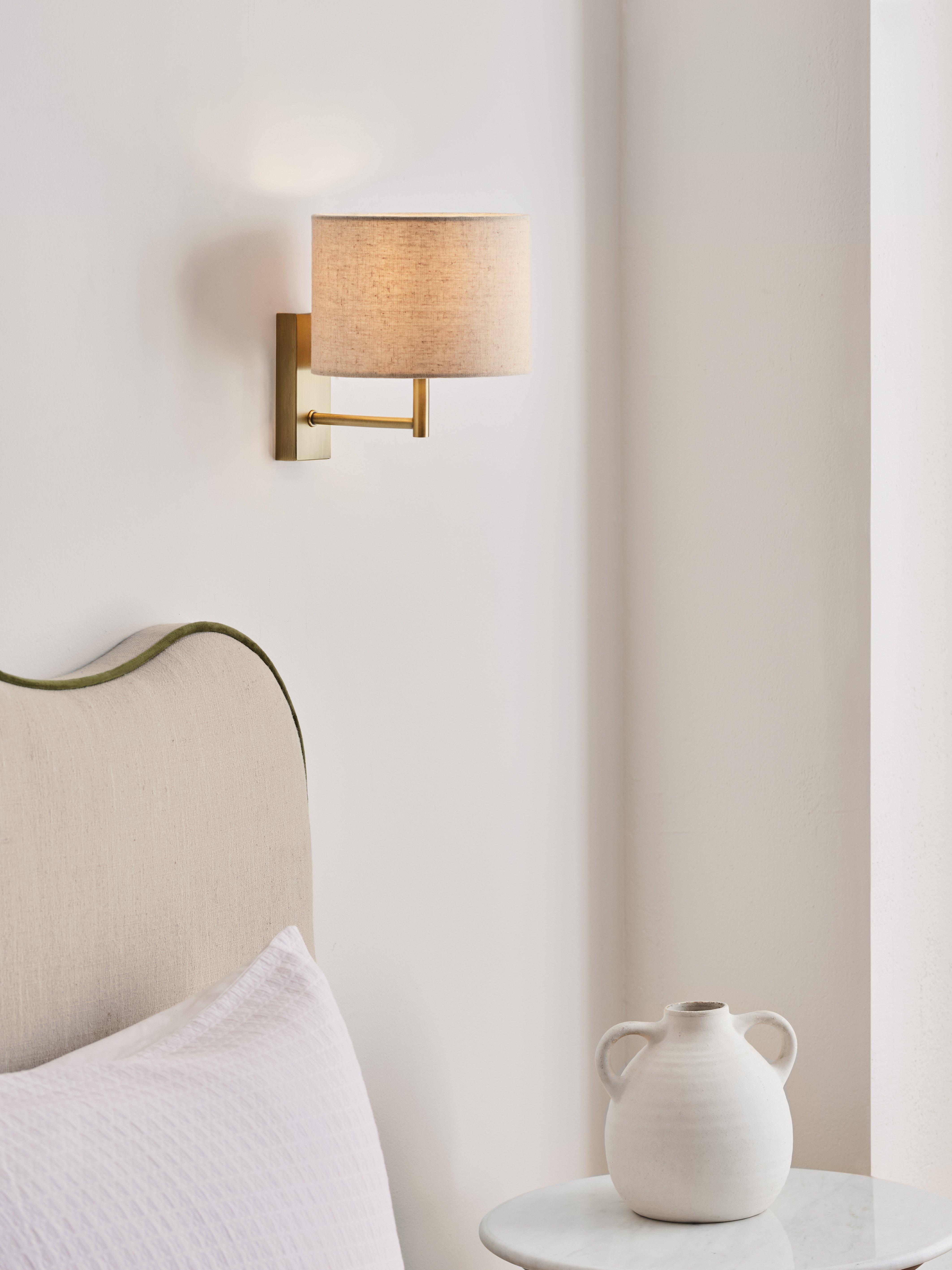 John Lewis Blakely wall light antique finish, UK version