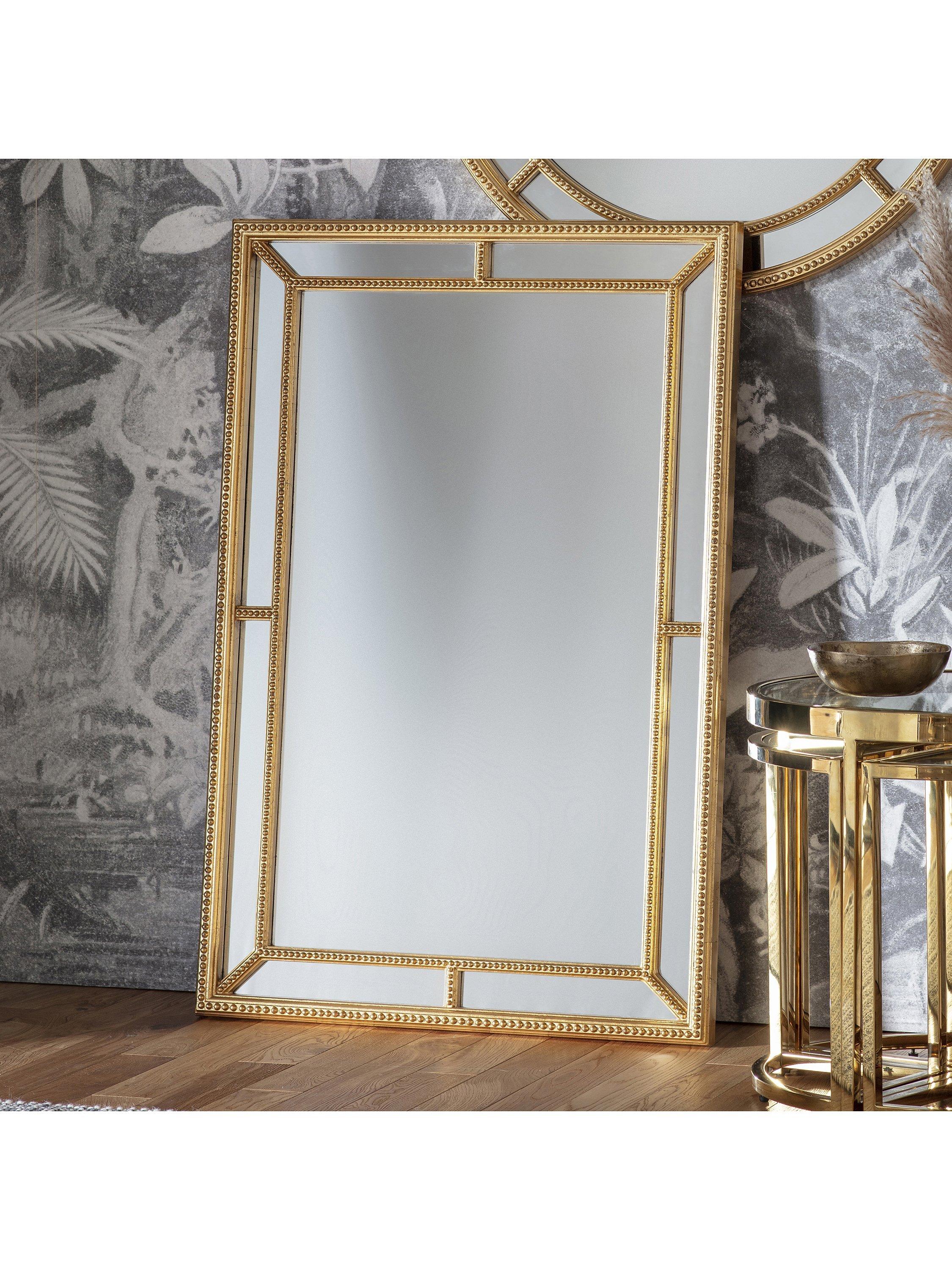 Gallery Direct Sinatra decorative wall mirror gold 121x80cm, imported from the UK