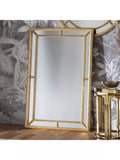 Gallery Direct Sinatra decorative wall mirror gold 121x80cm, imported from the UK