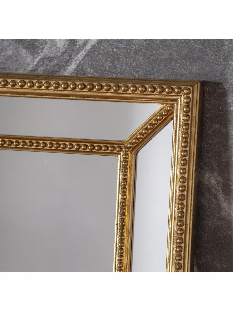 Gallery Direct Sinatra decorative wall mirror gold 121x80cm, imported from the UK