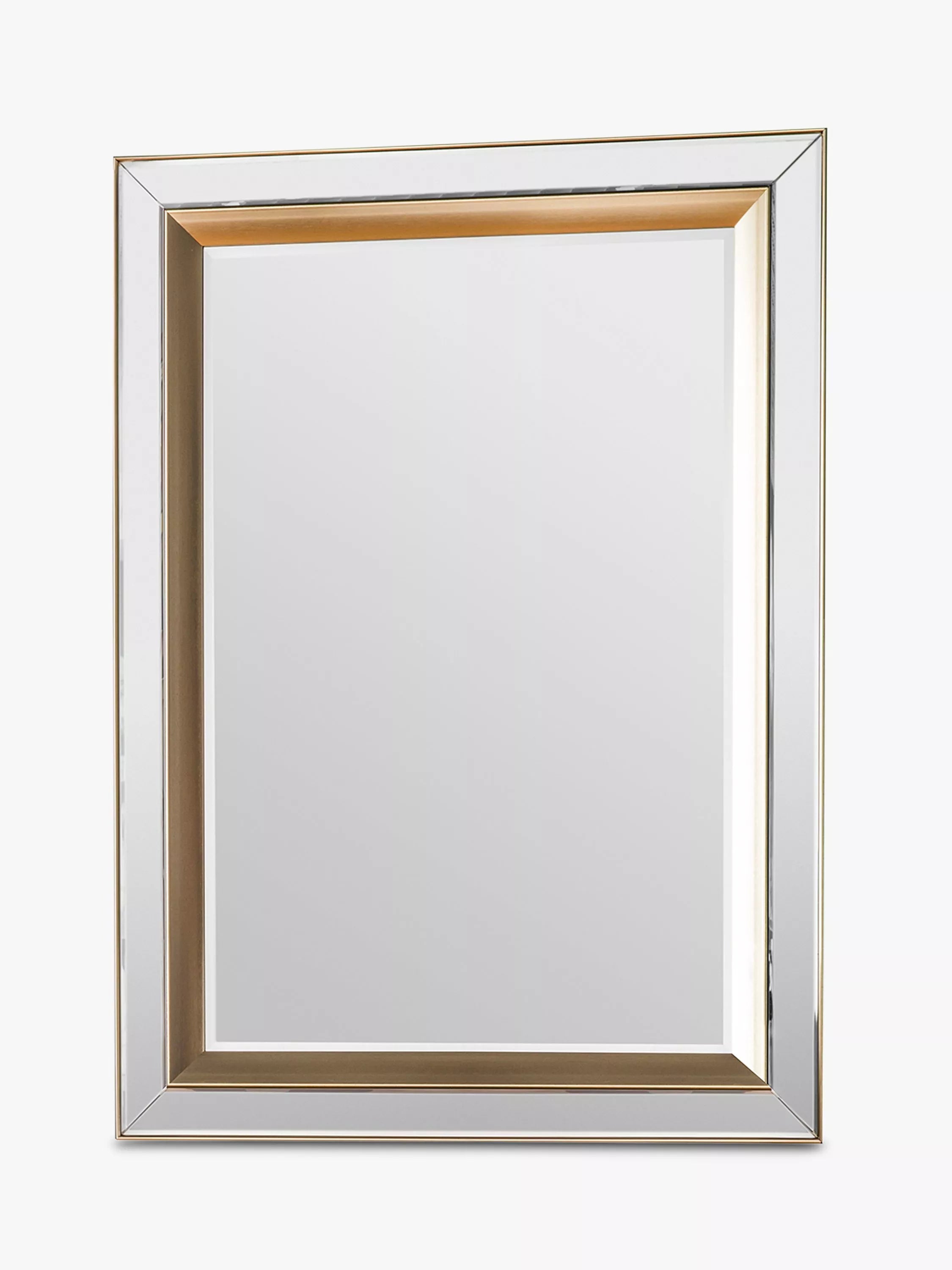 Gallery Direct gold rectangular wall mirror 109.5x79cm (British brand)