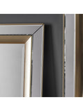 Gallery Direct gold rectangular wall mirror 109.5x79cm (British brand)