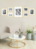 nielsen aluminium multi-aperture photo frames set of 7, imported from the UK