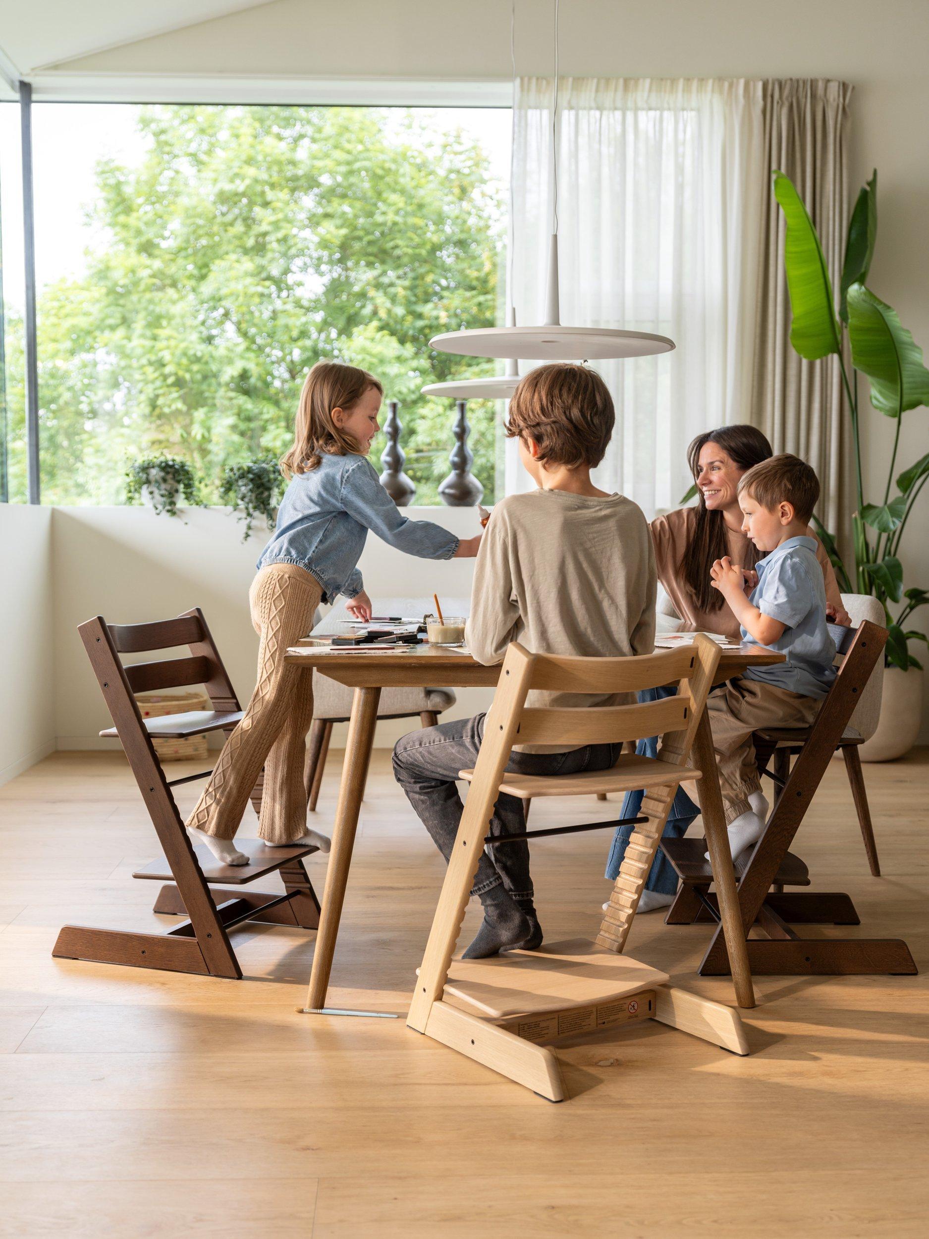Stokke Tripp Trapp highchair Oak Natural, imported from the UK