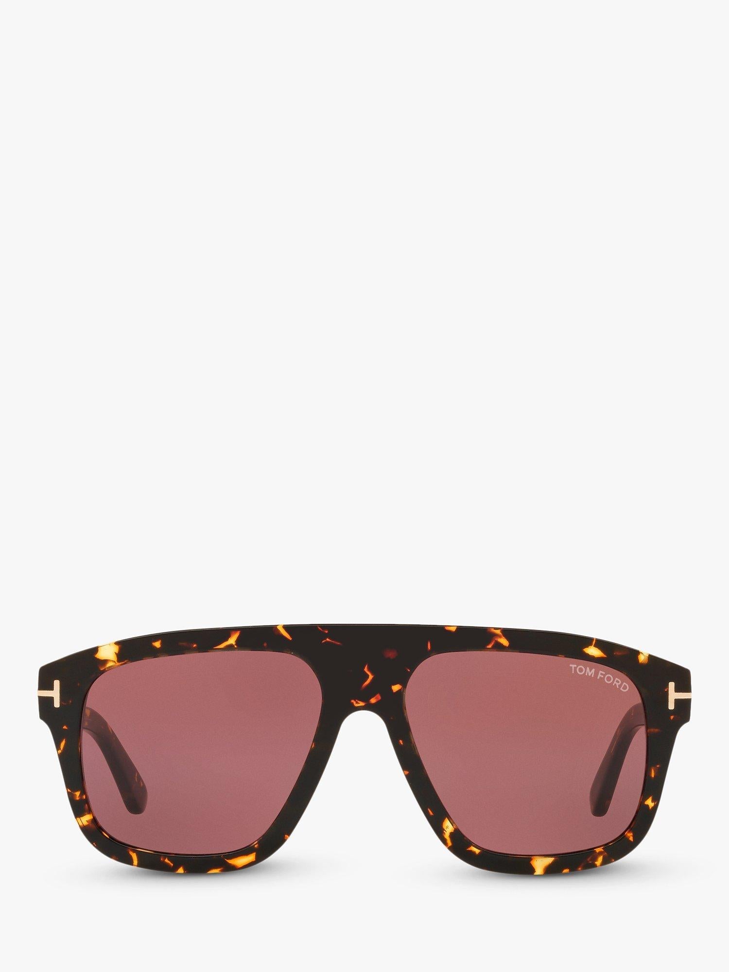 TOM FORD Thor rectangular sunglasses brown 56mm, UK version