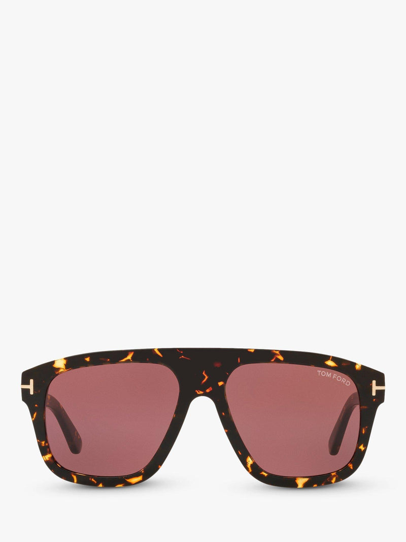 TOM FORD Thor rectangular sunglasses brown 56mm, UK version