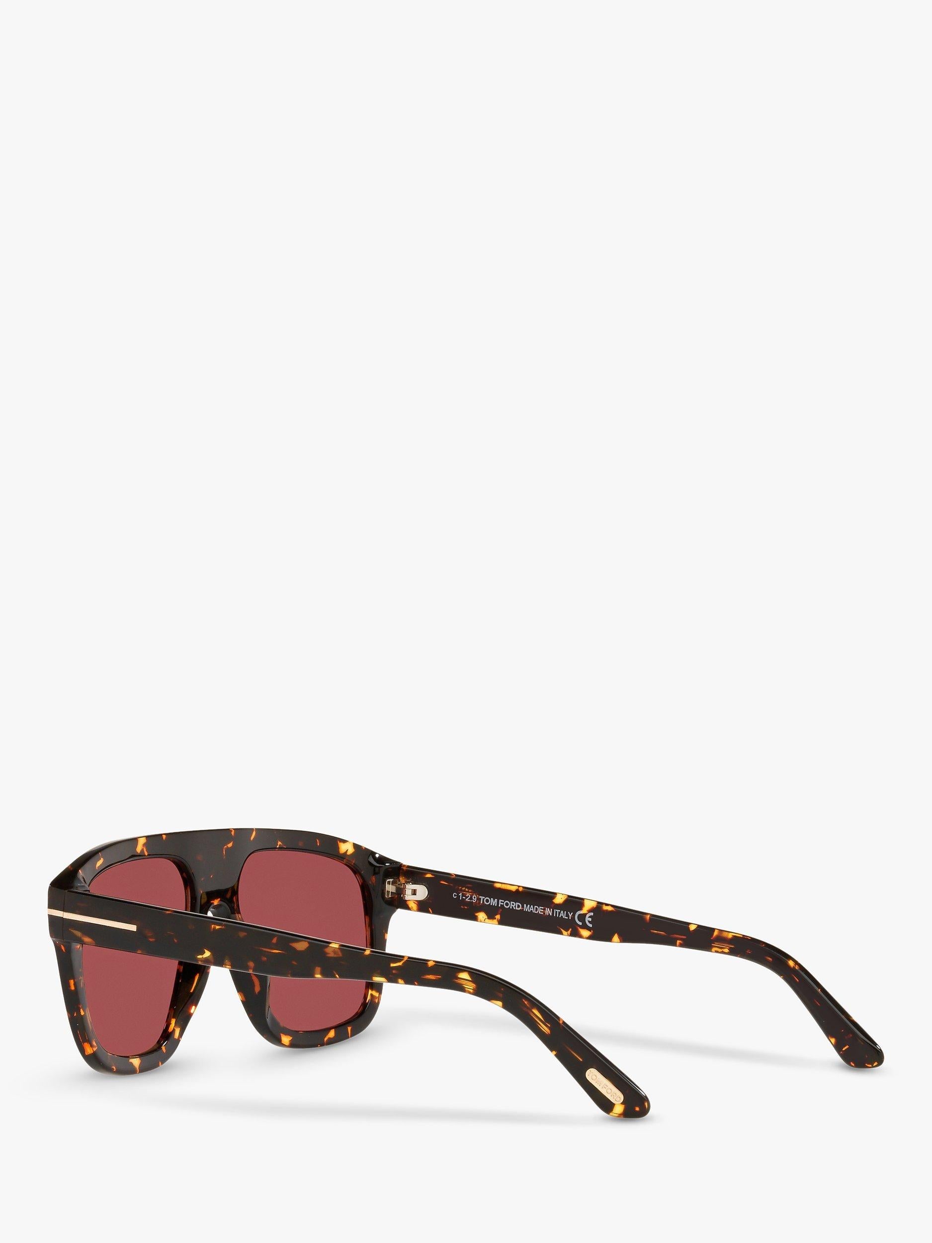 TOM FORD Thor rectangular sunglasses brown 56mm, UK version