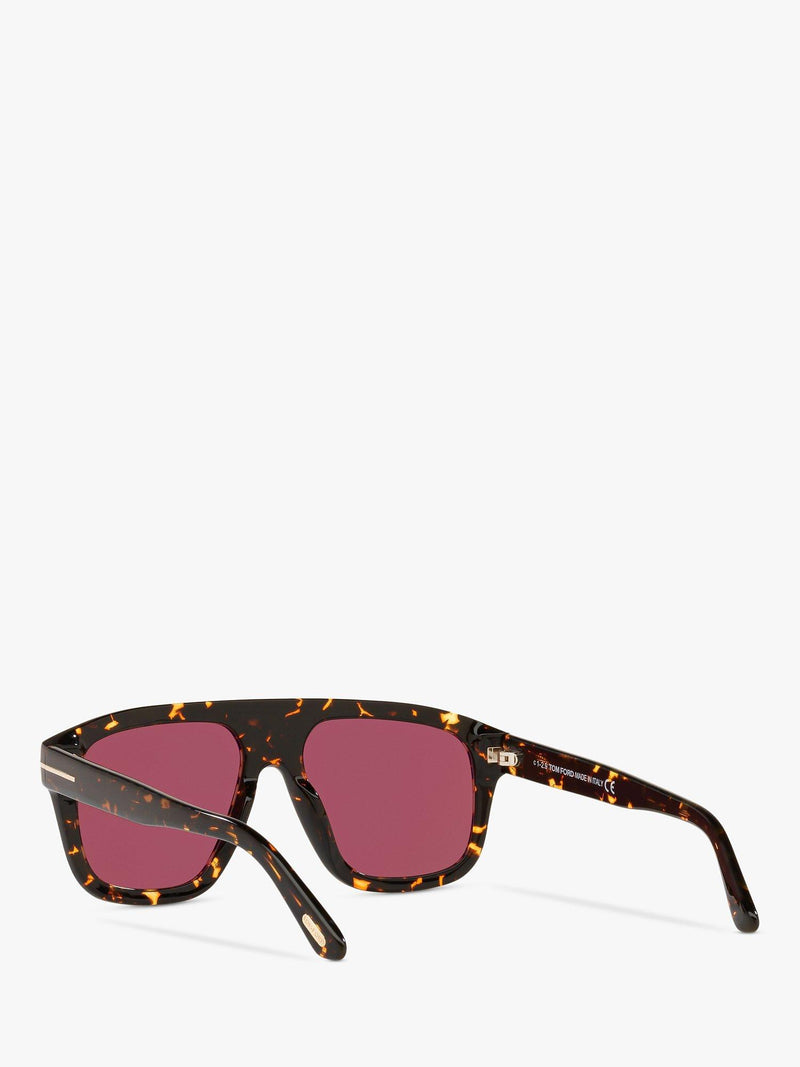 TOM FORD Thor rectangular sunglasses brown 56mm, UK version