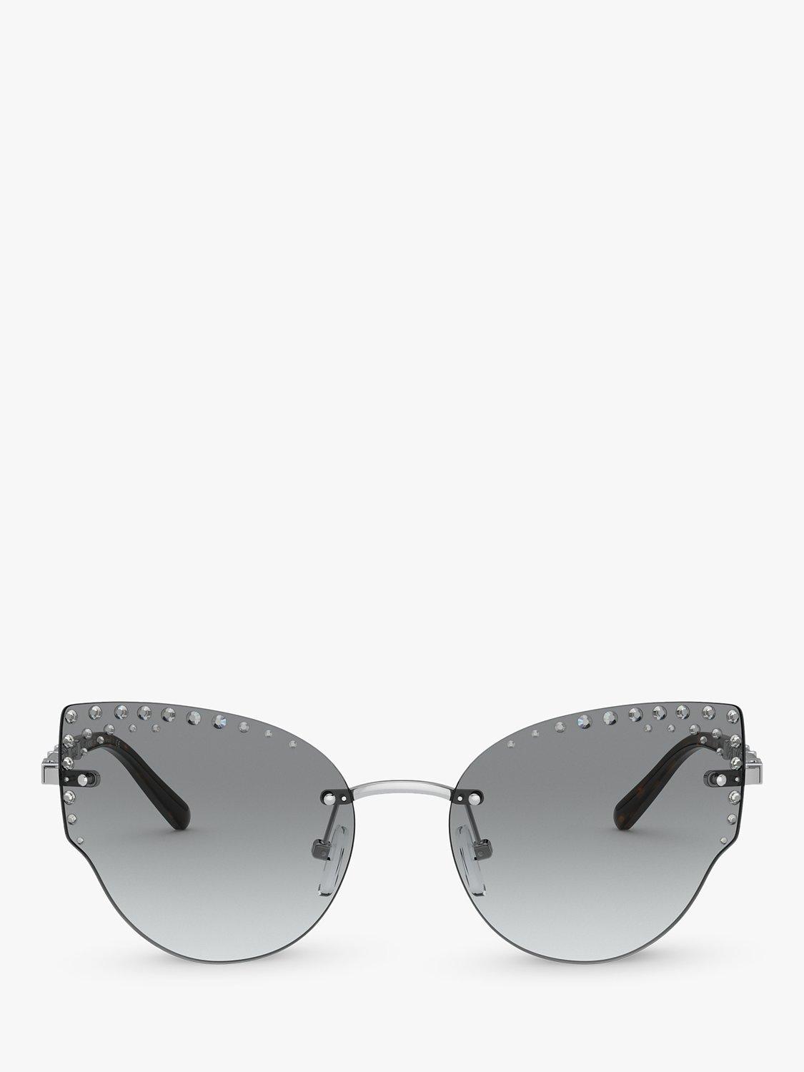 Michael Kors Katzenaugen-Sonnenbrille silberner Verlaufsfilter - Britisches Produkt