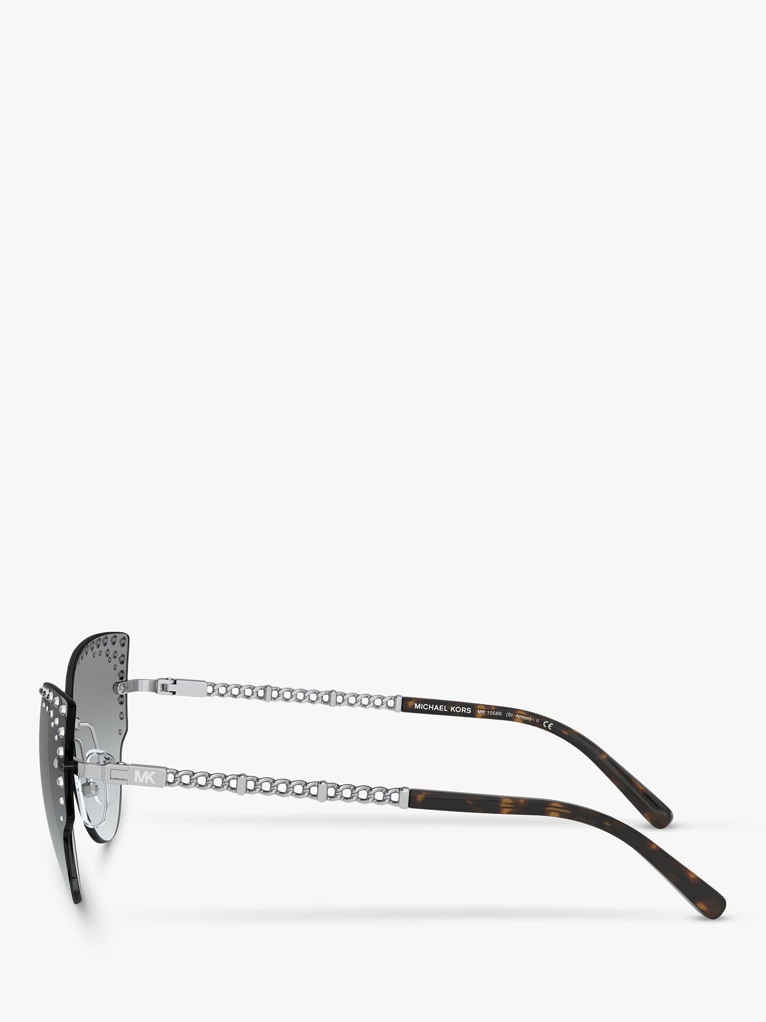 Michael Kors Katzenaugen-Sonnenbrille silberner Verlaufsfilter - Britisches Produkt