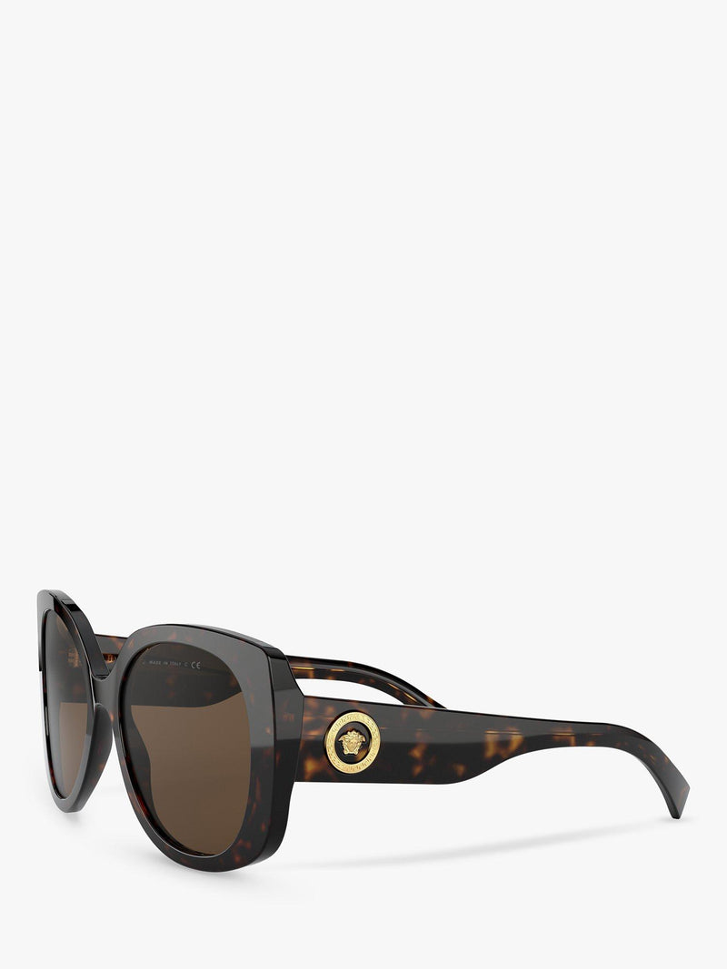 Versace women's square sunglasses black acetate 56mm - British product