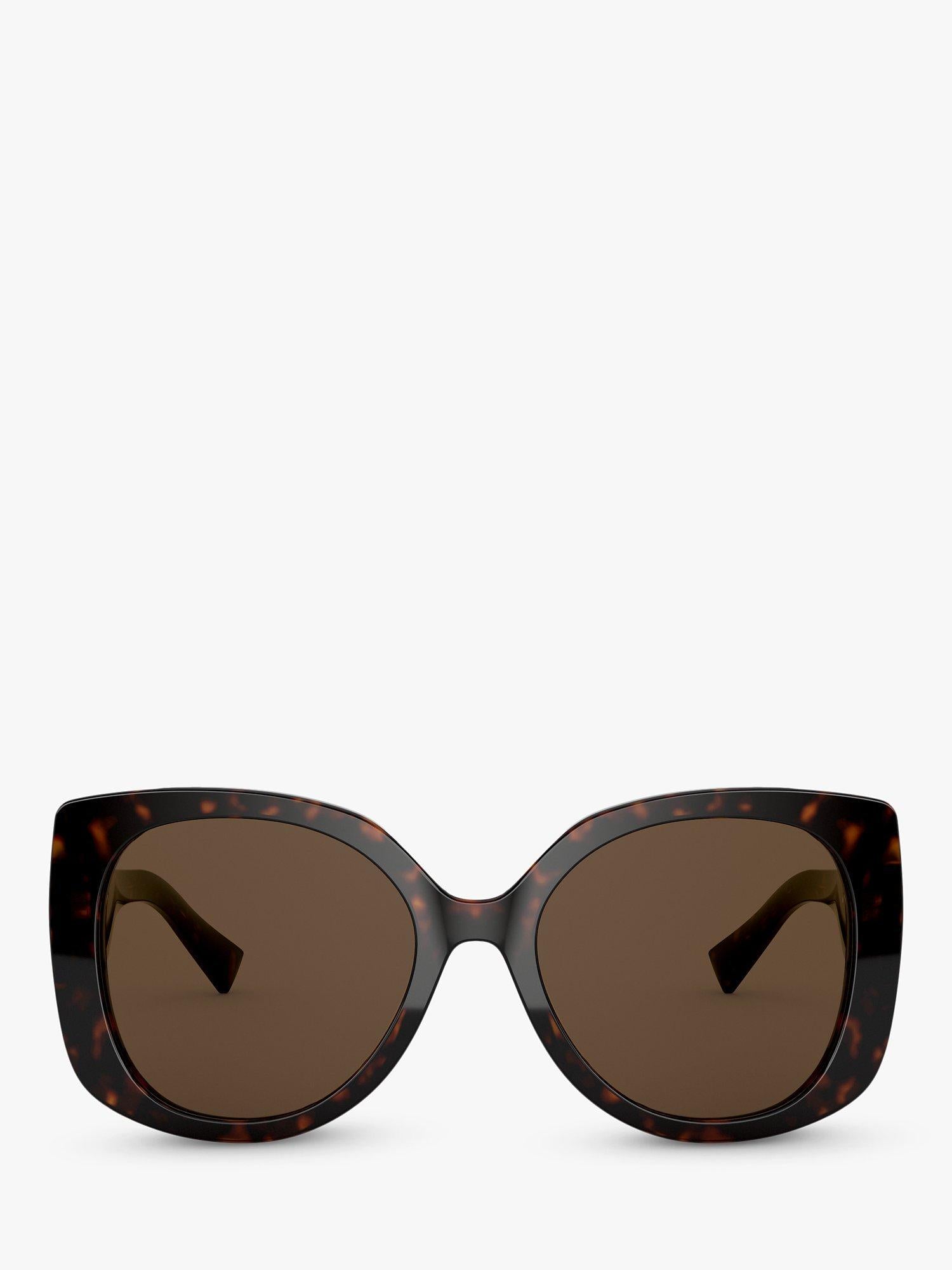 Versace women's square sunglasses black acetate 56mm - British product