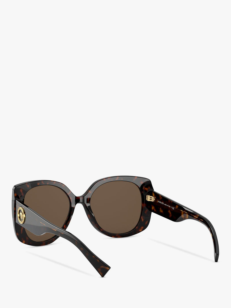 Versace women's square sunglasses black acetate 56mm - British product