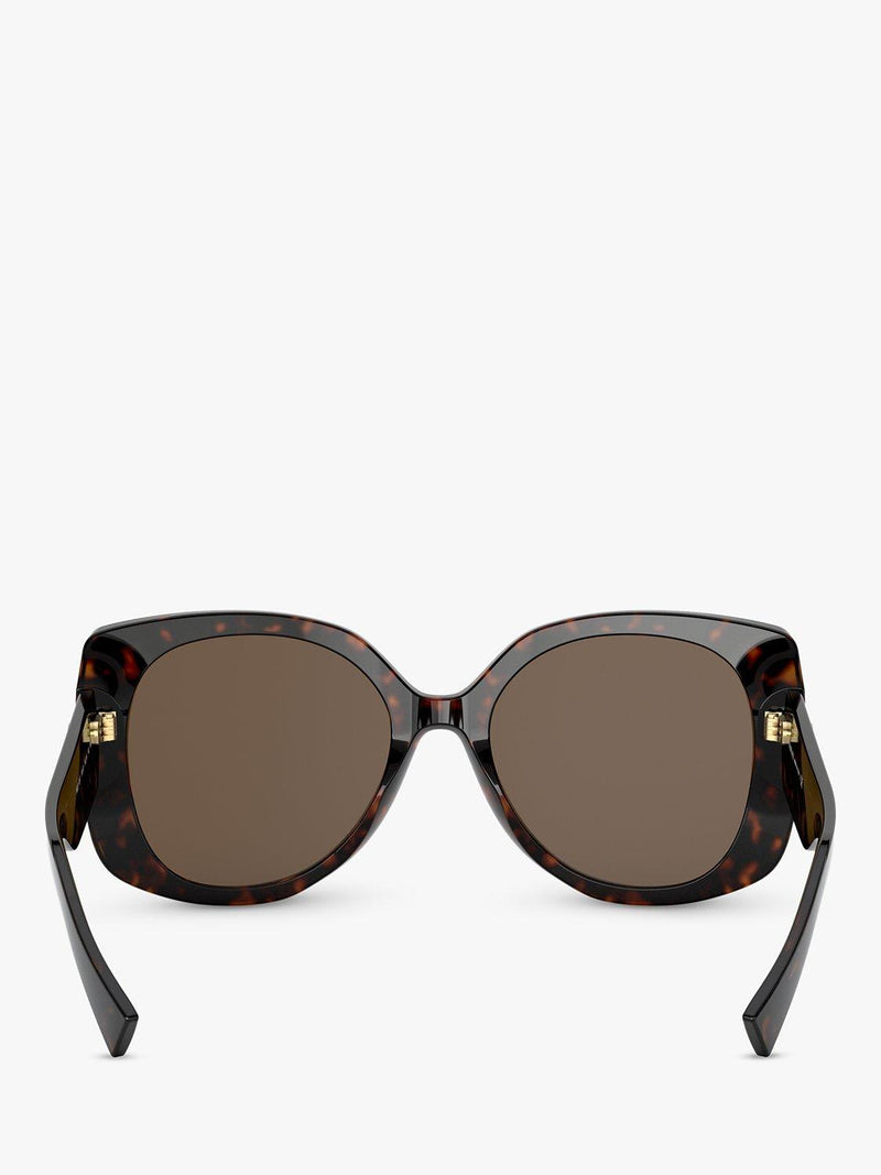 Versace women's square sunglasses black acetate 56mm - British product