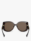 Versace women's square sunglasses black acetate 56mm - British product