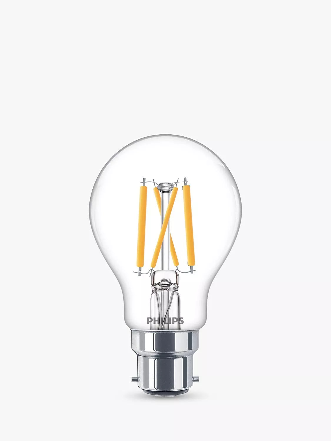Philips LED light bulb dimmable clear 40W (British brand)