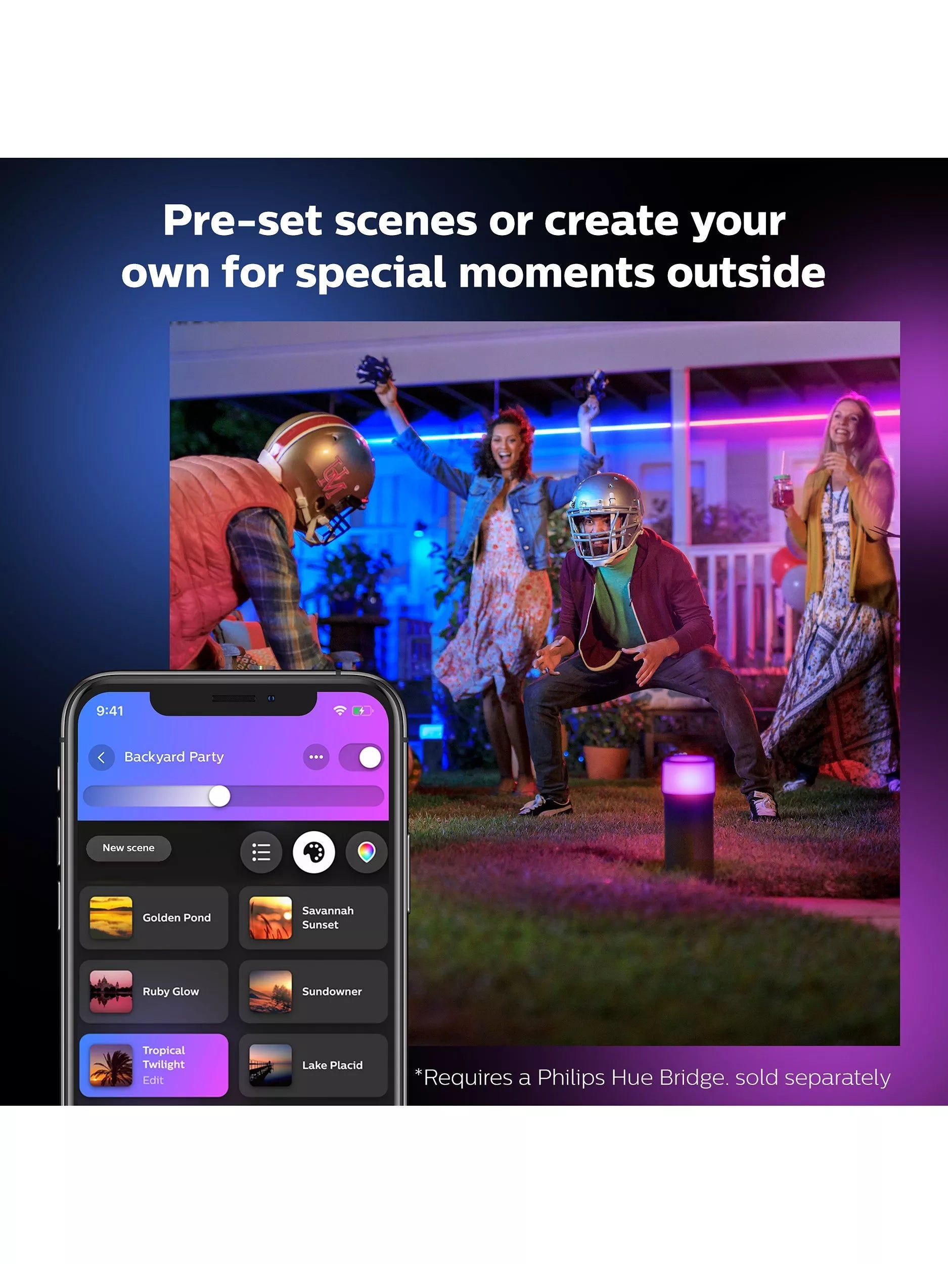 Philips Hue outdoor lightstrip White and Colour Ambiance 2 Metre (British brand)