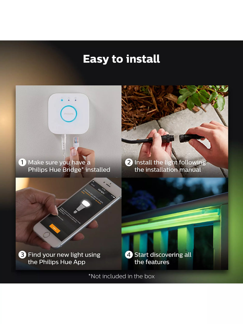 Philips Hue smart outdoor lightstrip 5m, imported from the UK