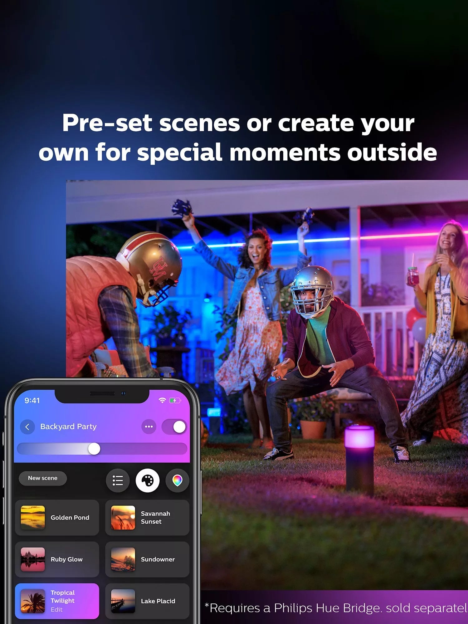 Philips Hue smart outdoor lightstrip 5m, imported from the UK