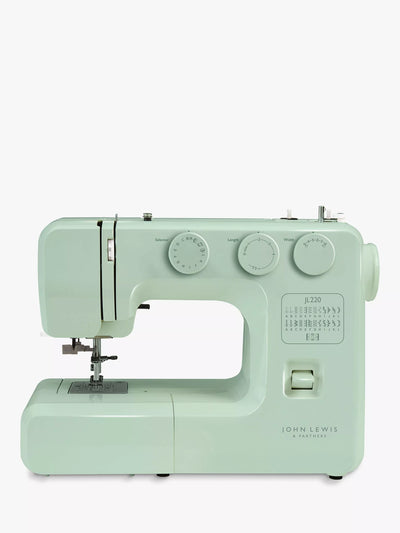 John Lewis JL220 Peppermint Sewing Machine for Beginners and Alterations- Buy online at McGrocer