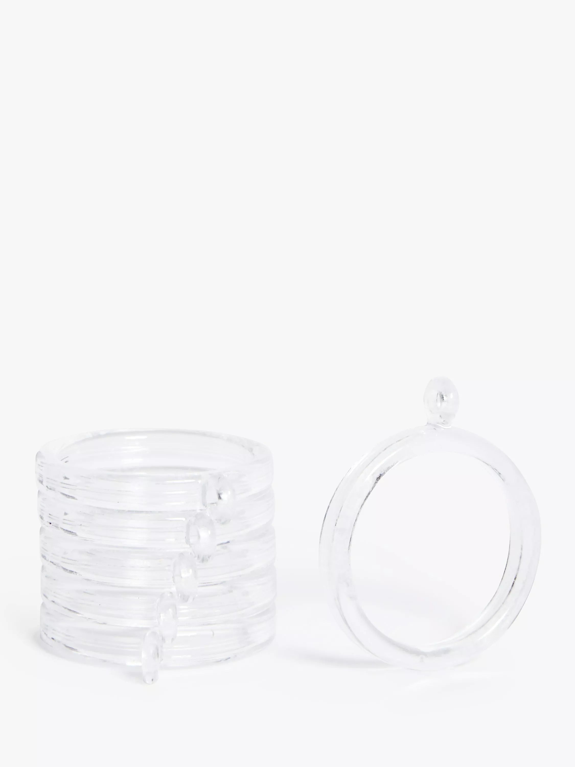 John Lewis curtain rings and hooks pack of 24, imported from the UK