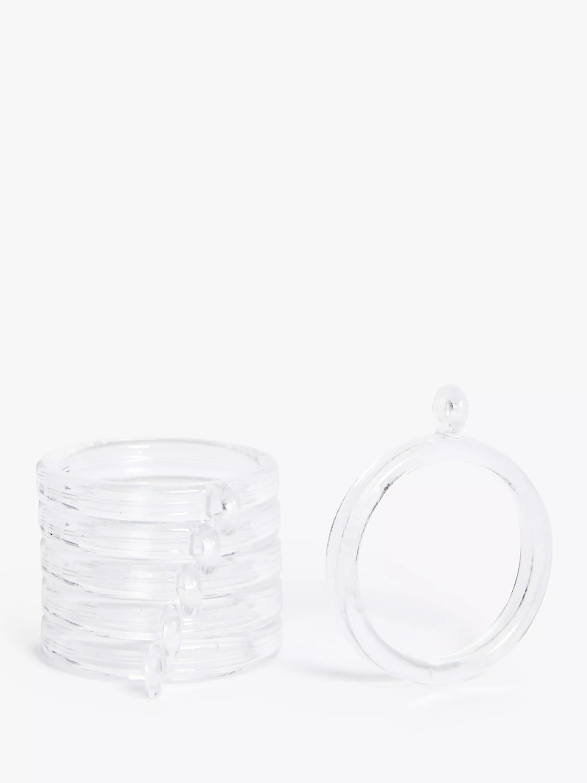John Lewis curtain rings and hooks pack of 24, imported from the UK