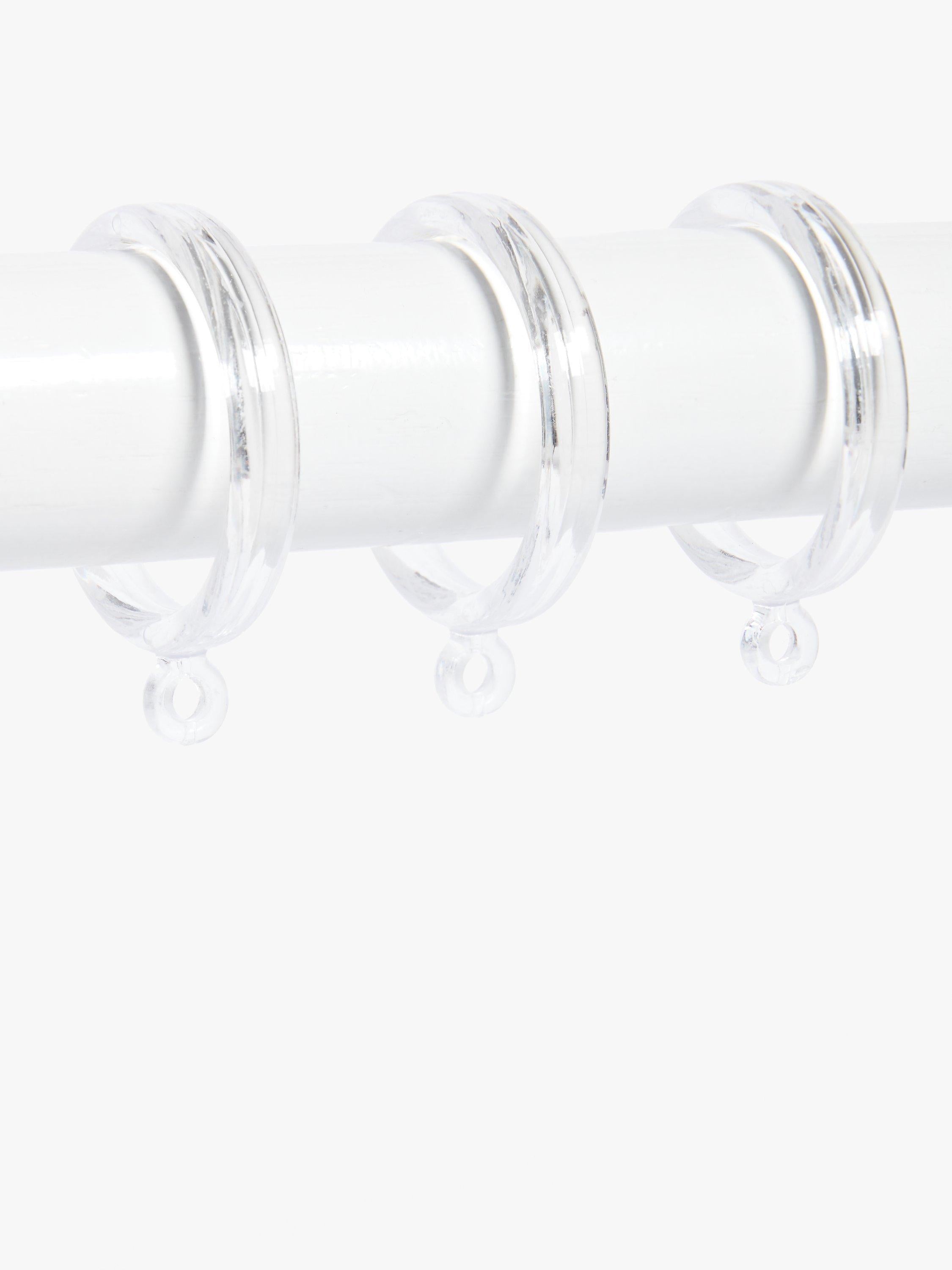 John Lewis curtain rings and hooks pack of 24, imported from the UK