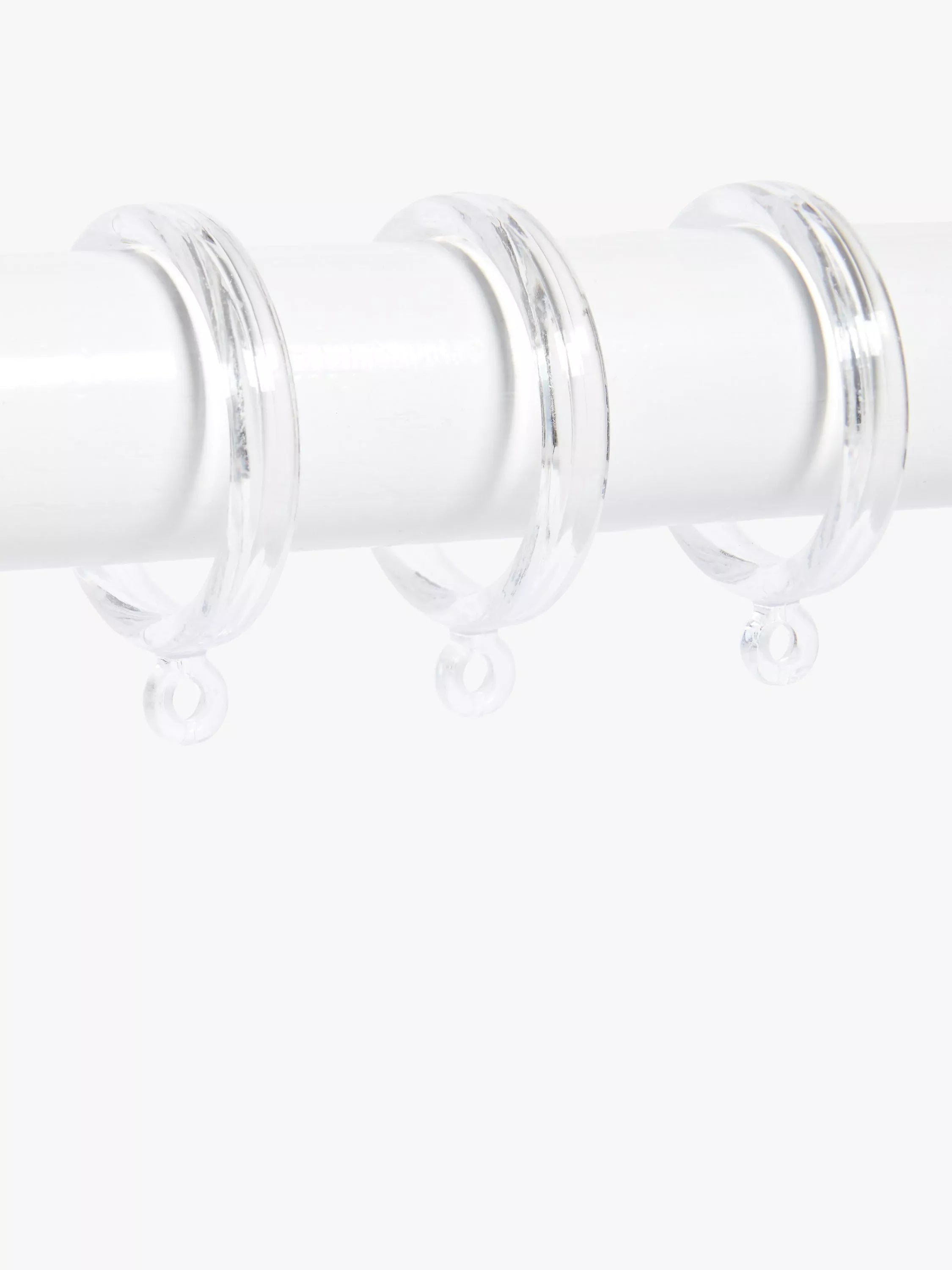 John Lewis curtain rings and hooks pack of 24, imported from the UK