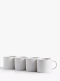 Craft Speckle Glaze Mugs Set Of 4 260Ml - White