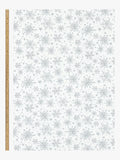 John Lewis silver snowflake PVC tablecloth fabric (British brand)