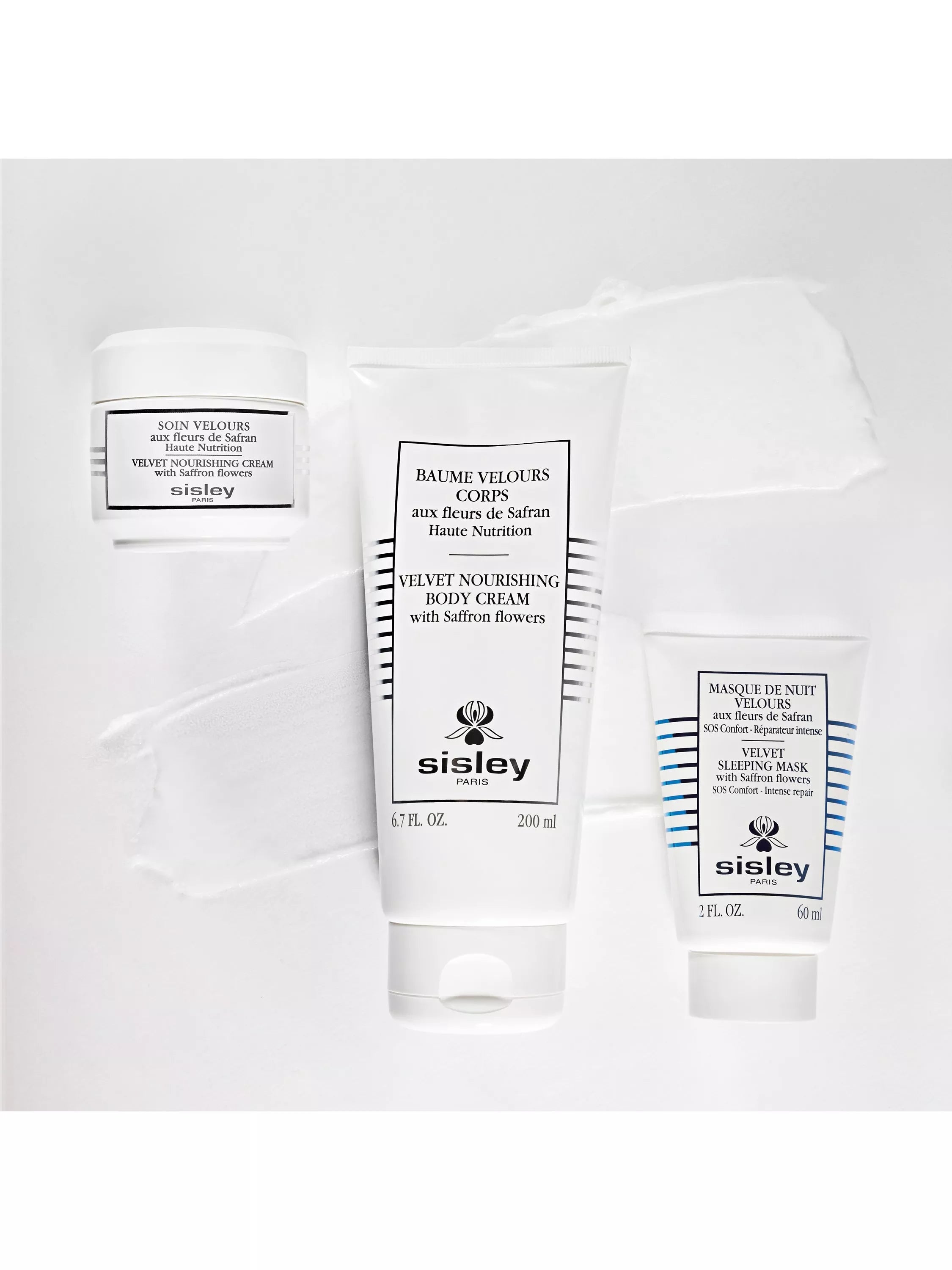 Sisley-Paris Velvet Body Cream with Saffron flowers 200ml, UK version
