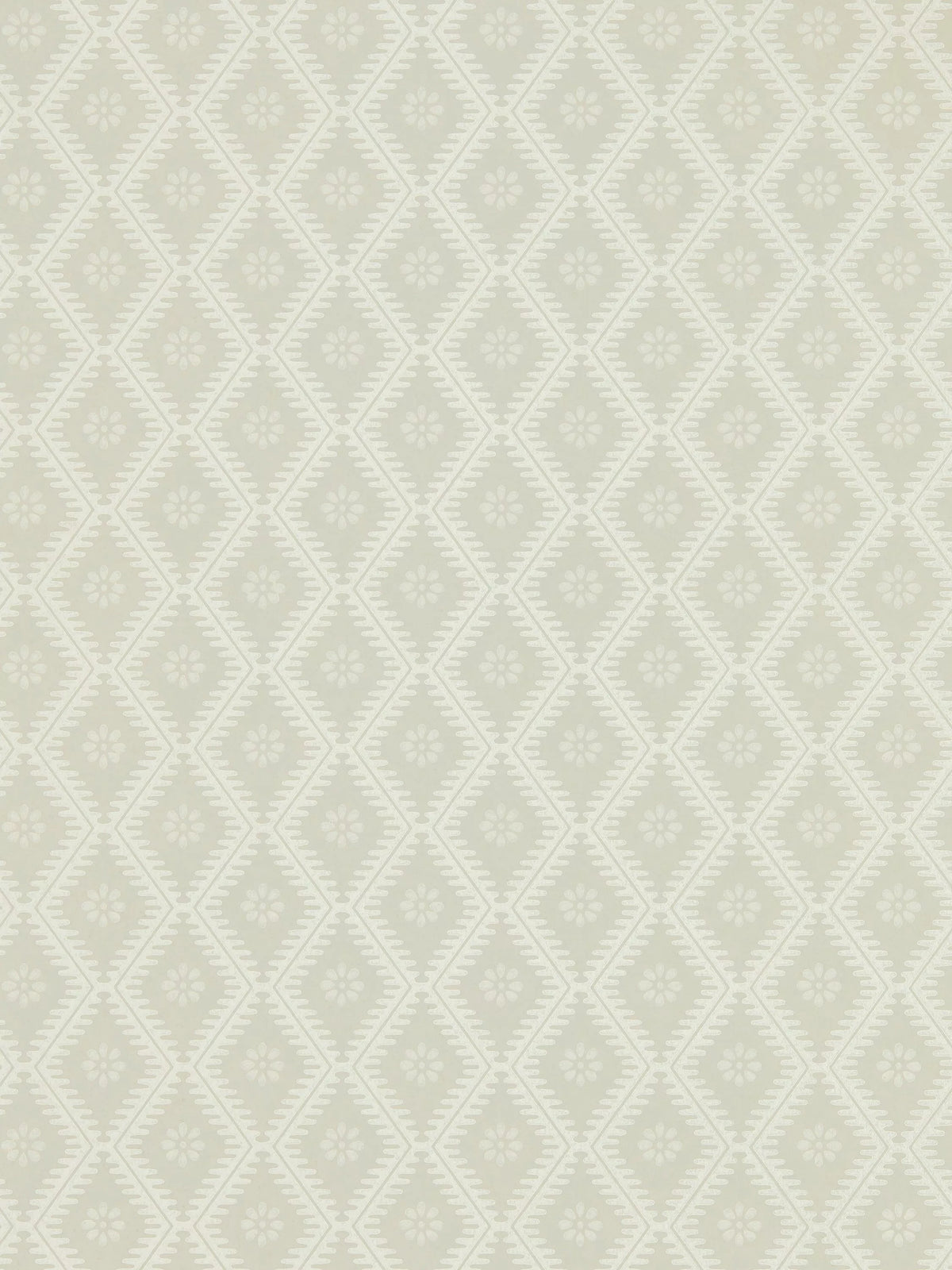 Sanderson Witney geometric trellis wallpaper (British brand)