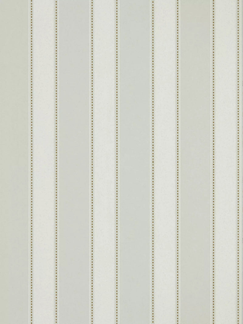 Sanderson Sonning striped wallpaper with decorative braid (British brand)