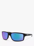 Oakley polarised square sunglasses matte black, UK version
