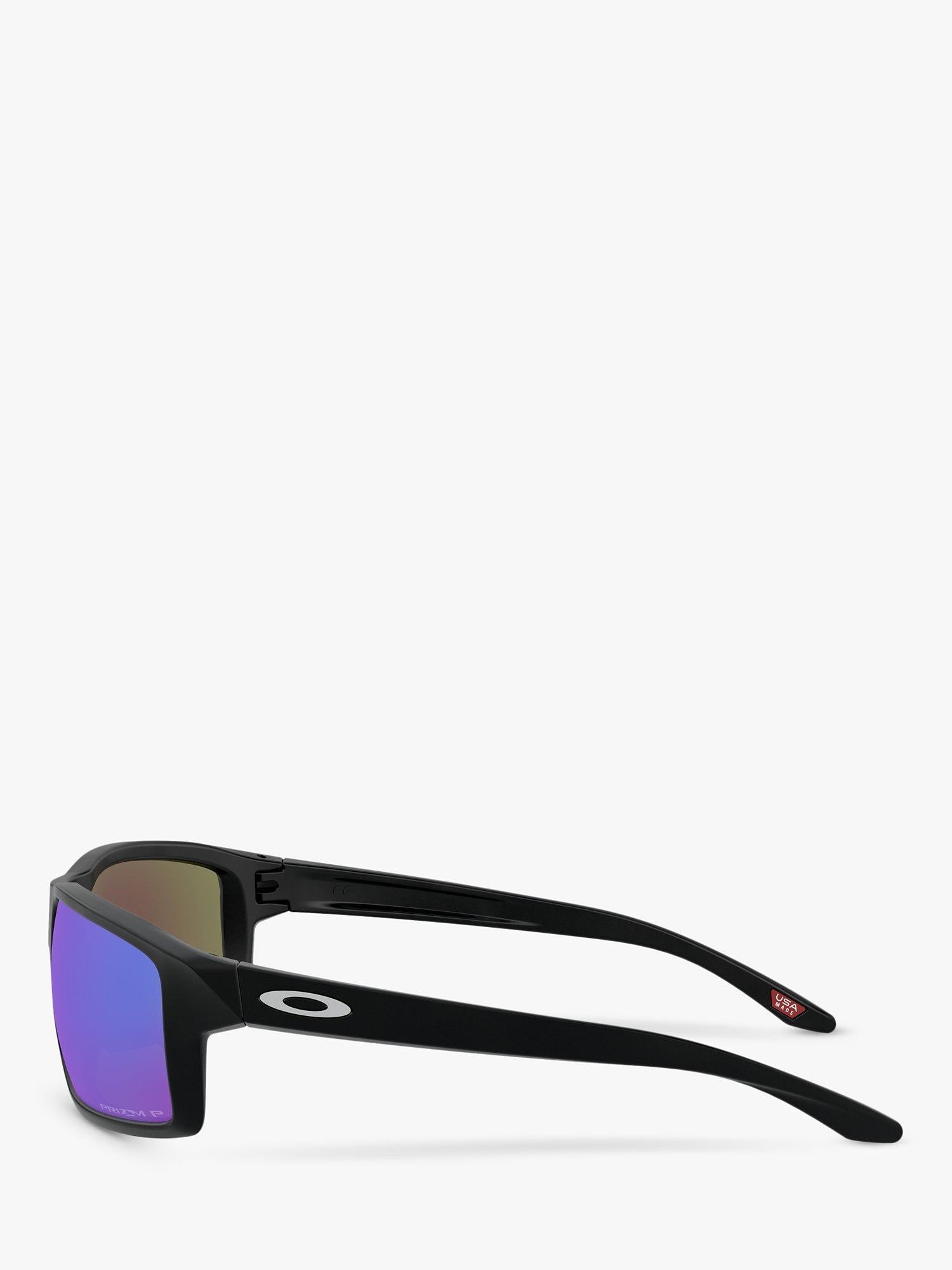 Oakley polarised square sunglasses matte black, UK version