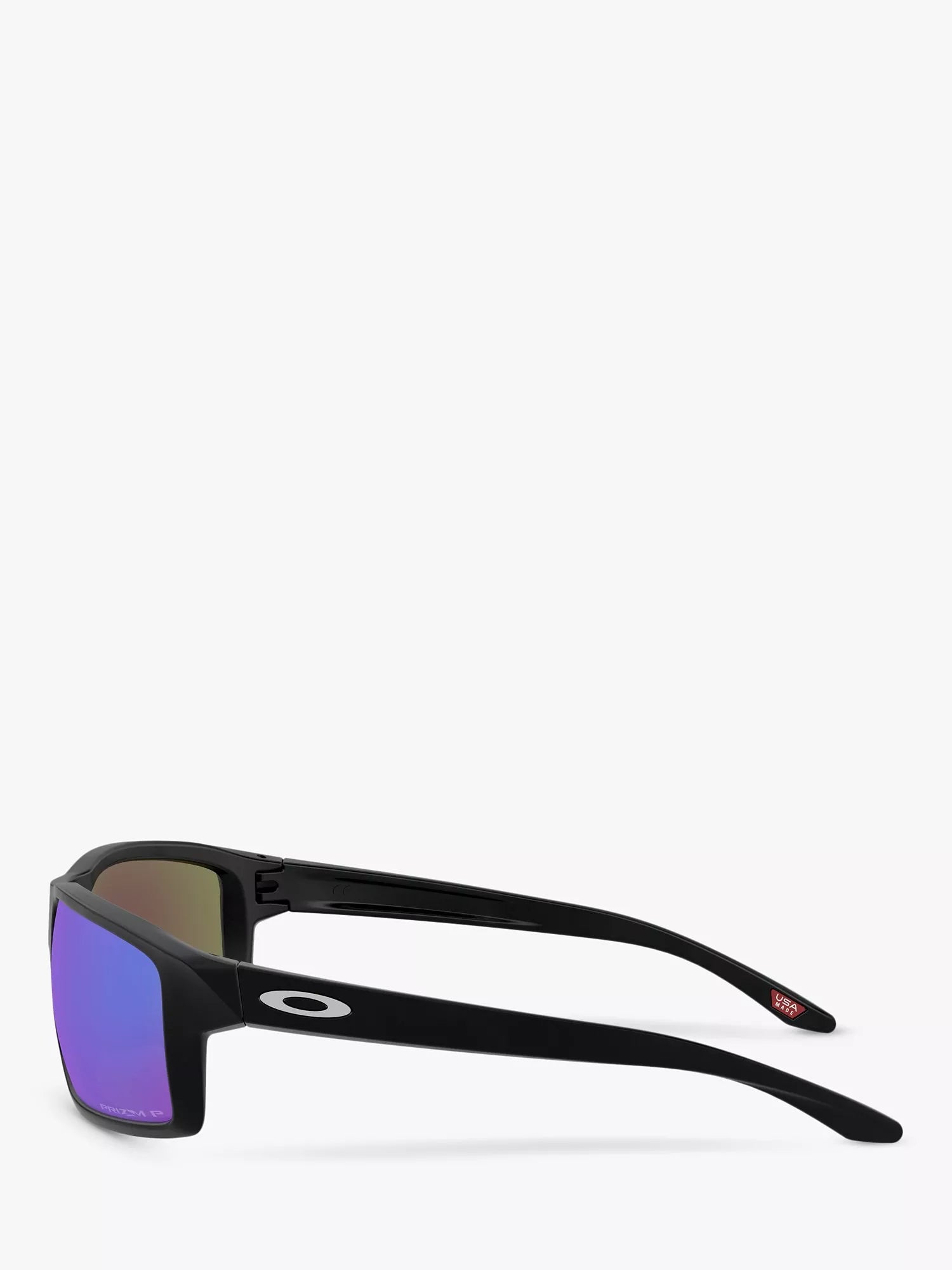 Oakley polarised square sunglasses matte black, UK version