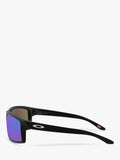 Oakley polarised square sunglasses matte black, UK version