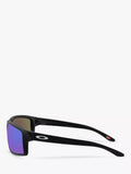 Oakley polarised square sunglasses matte black, UK version