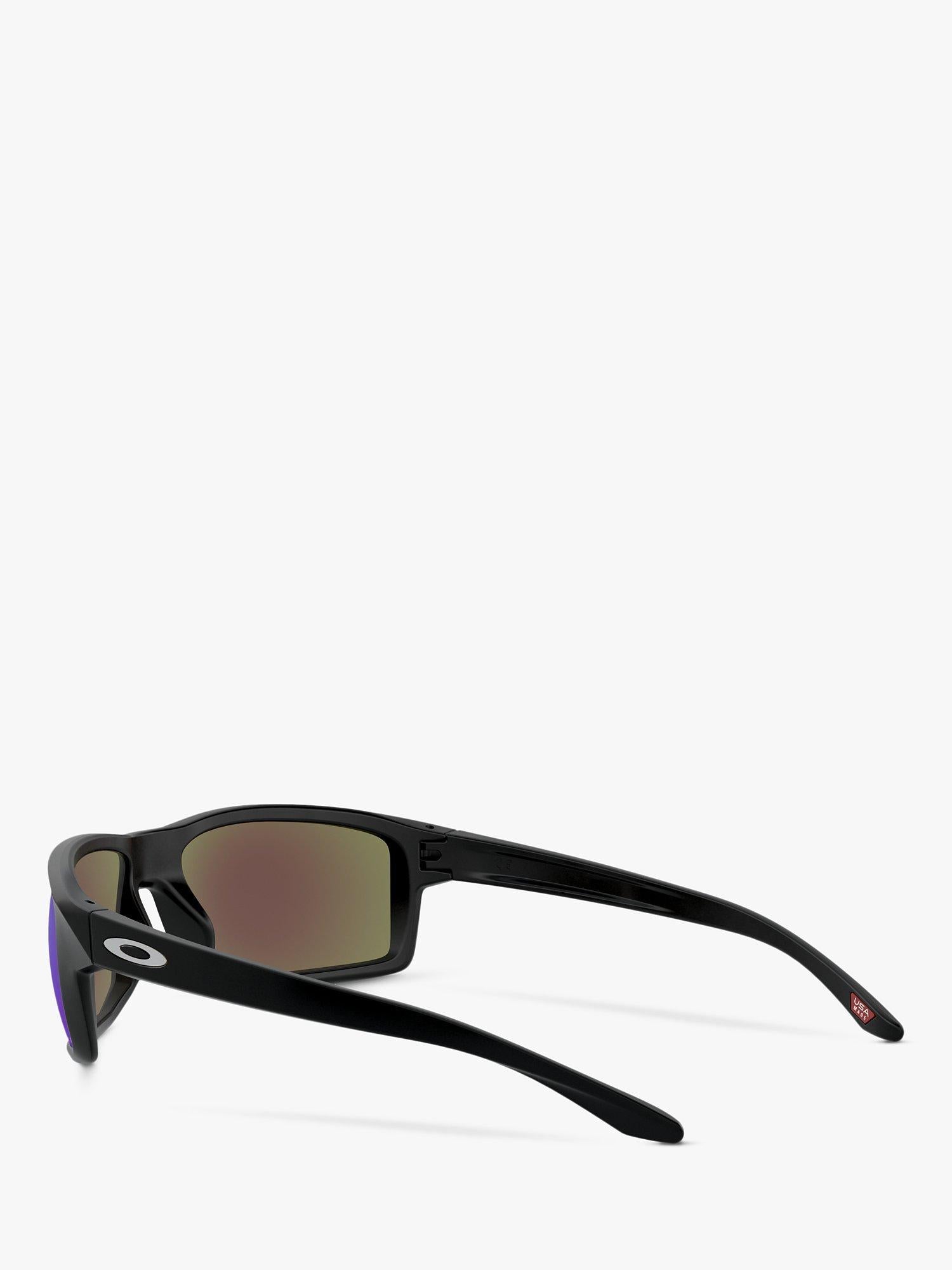Oakley polarised square sunglasses matte black, UK version