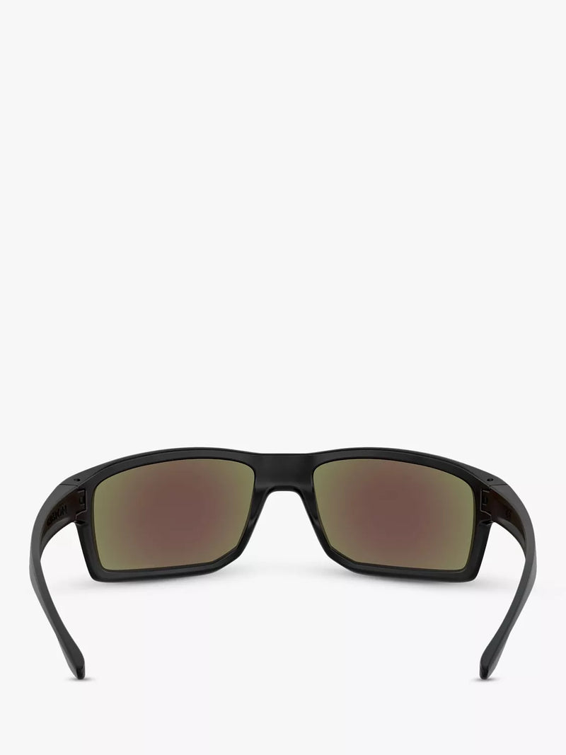 Oakley polarised square sunglasses matte black, UK version