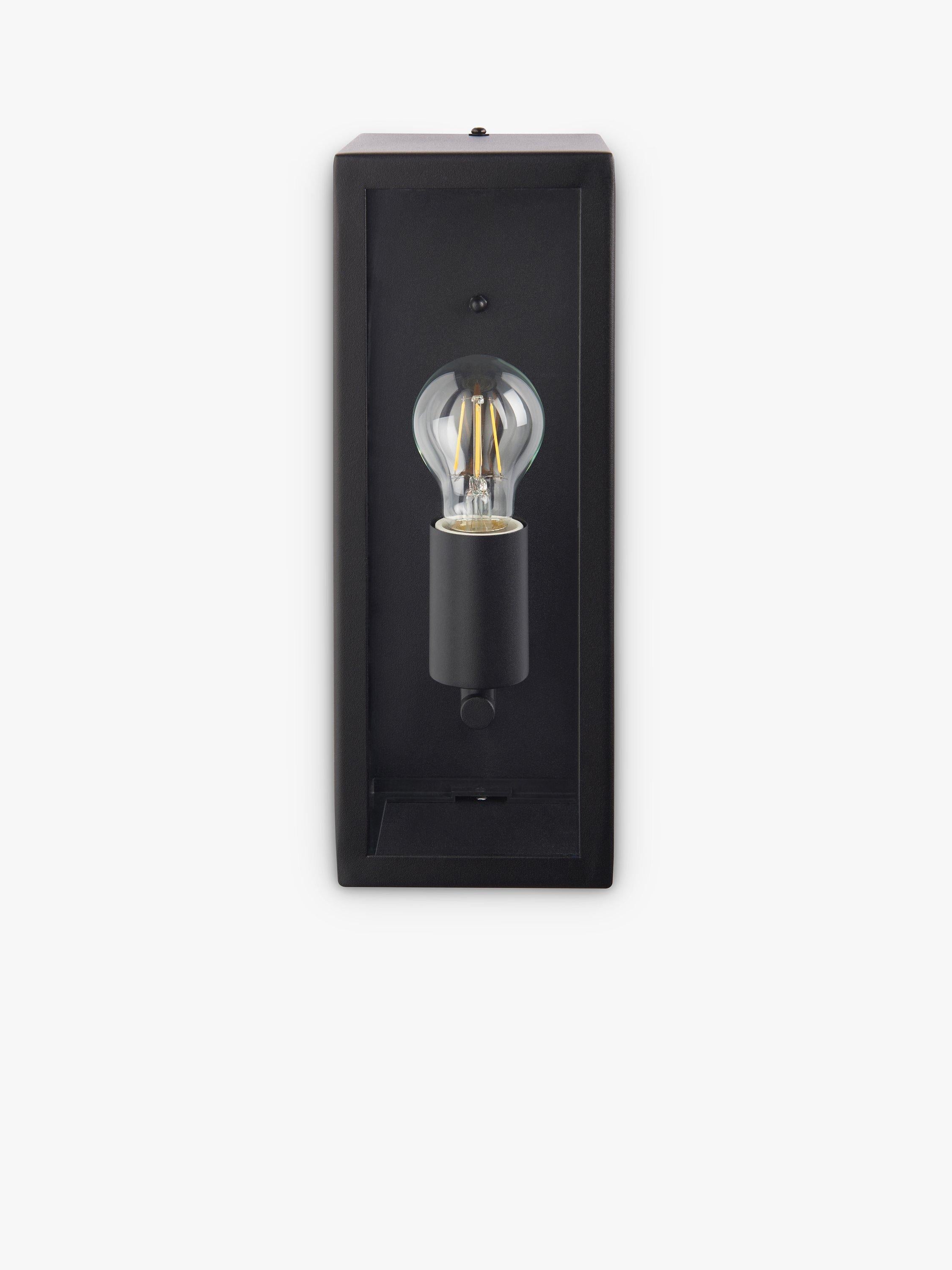 John Lewis Potter outdoor wall light black 32cm high (British brand)