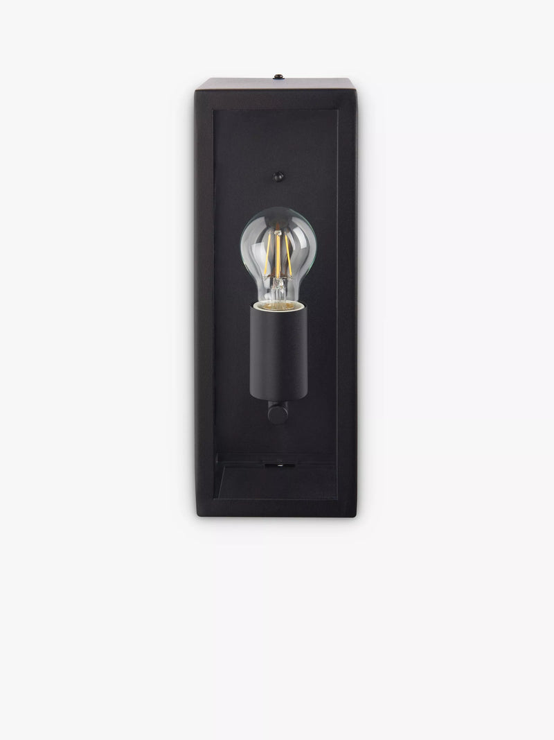 John Lewis Potter outdoor wall light black 32cm high (British brand)