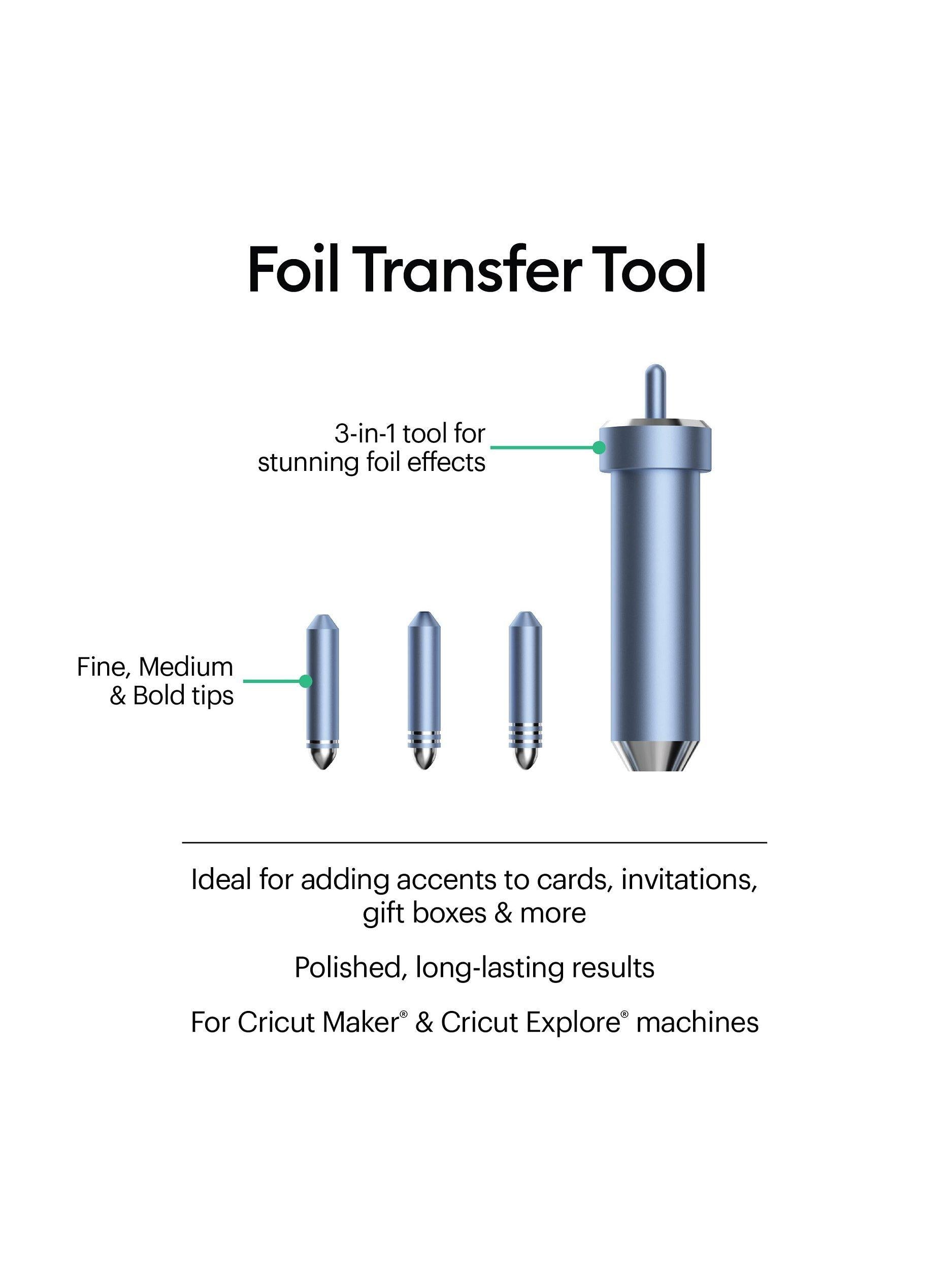 Cricut foil transfer tool and tips kit - British product