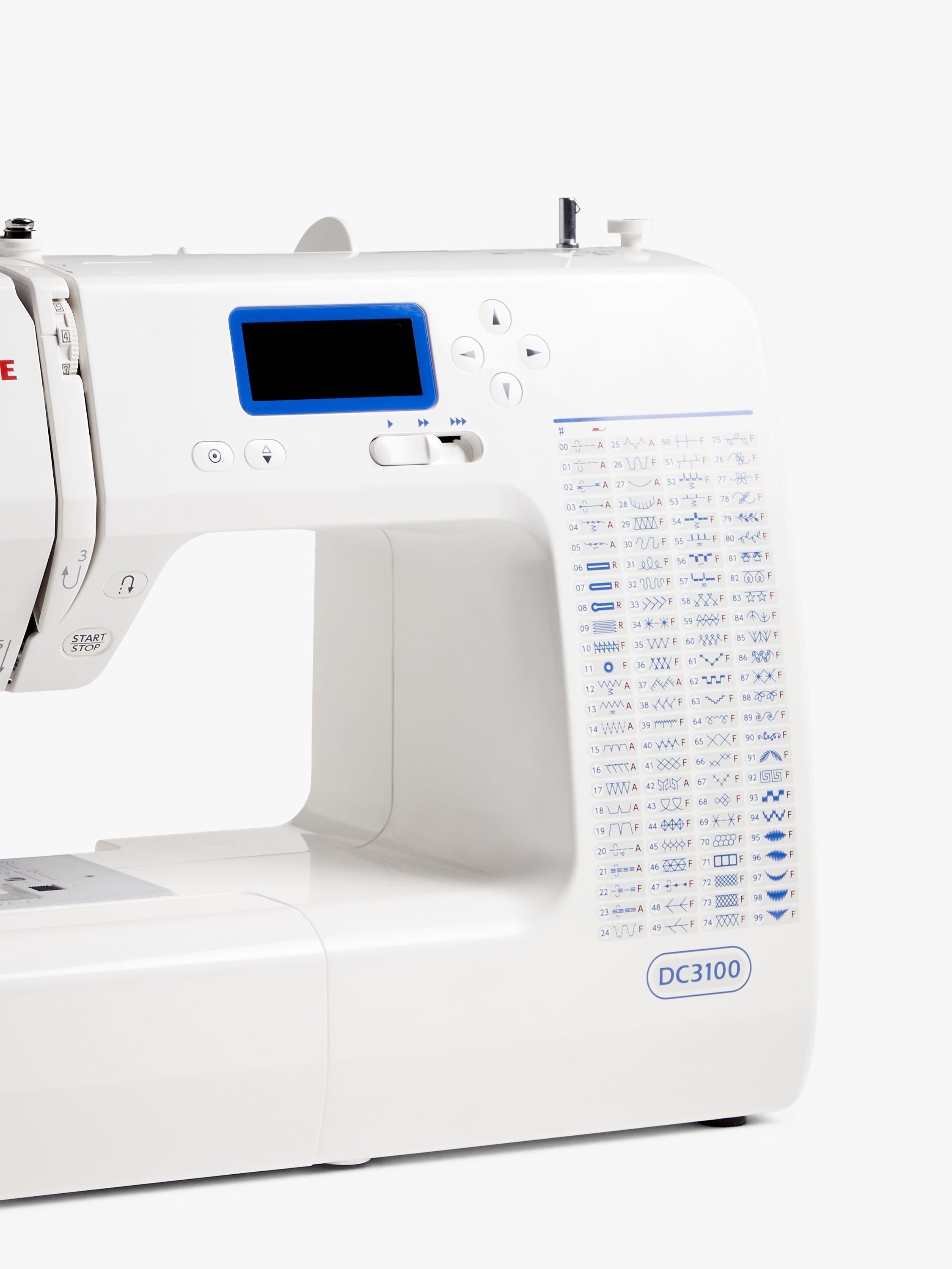 Janome DC3100 computerised sewing machine, UK version