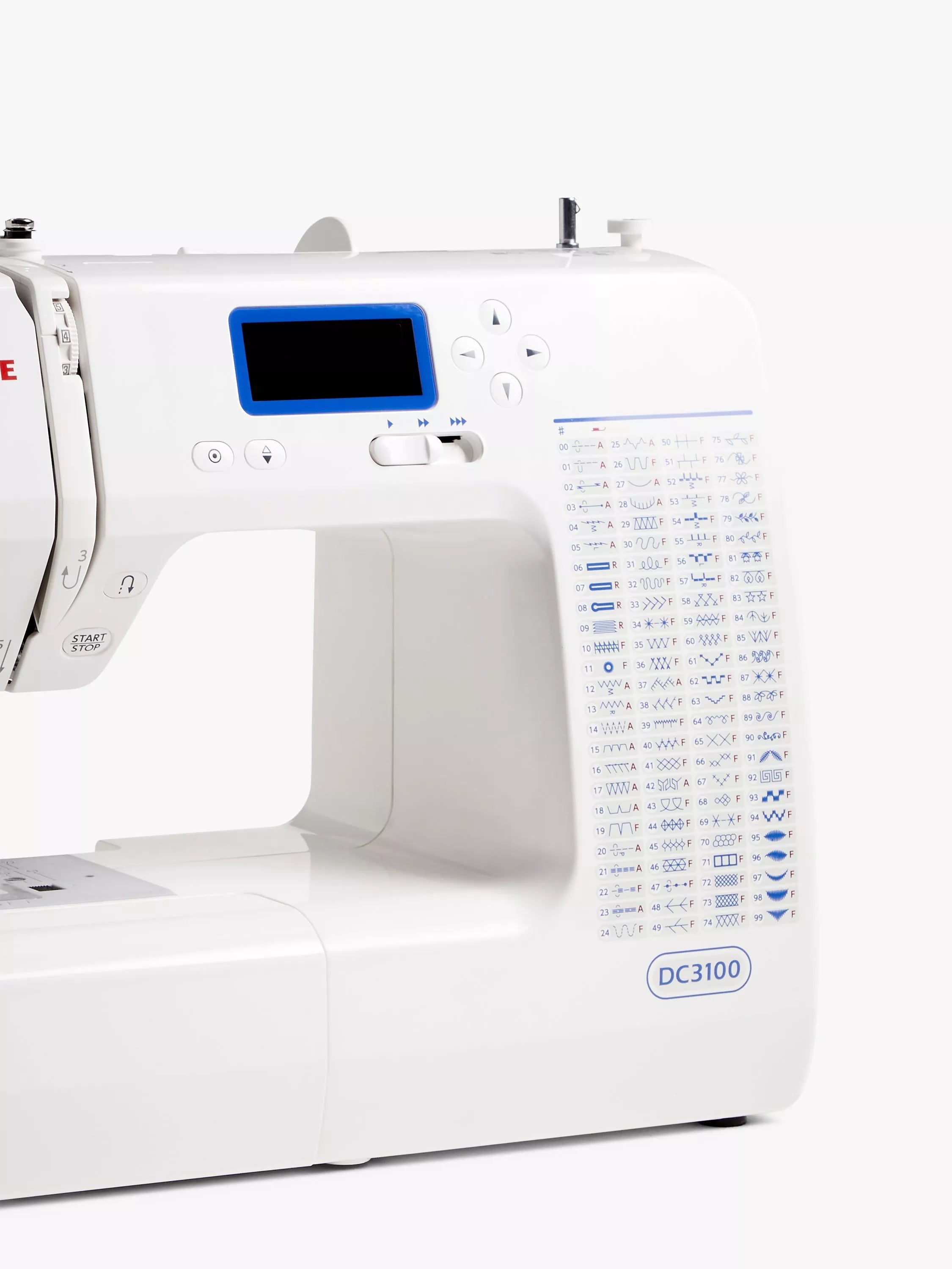 Janome DC3100 computerised sewing machine, UK version