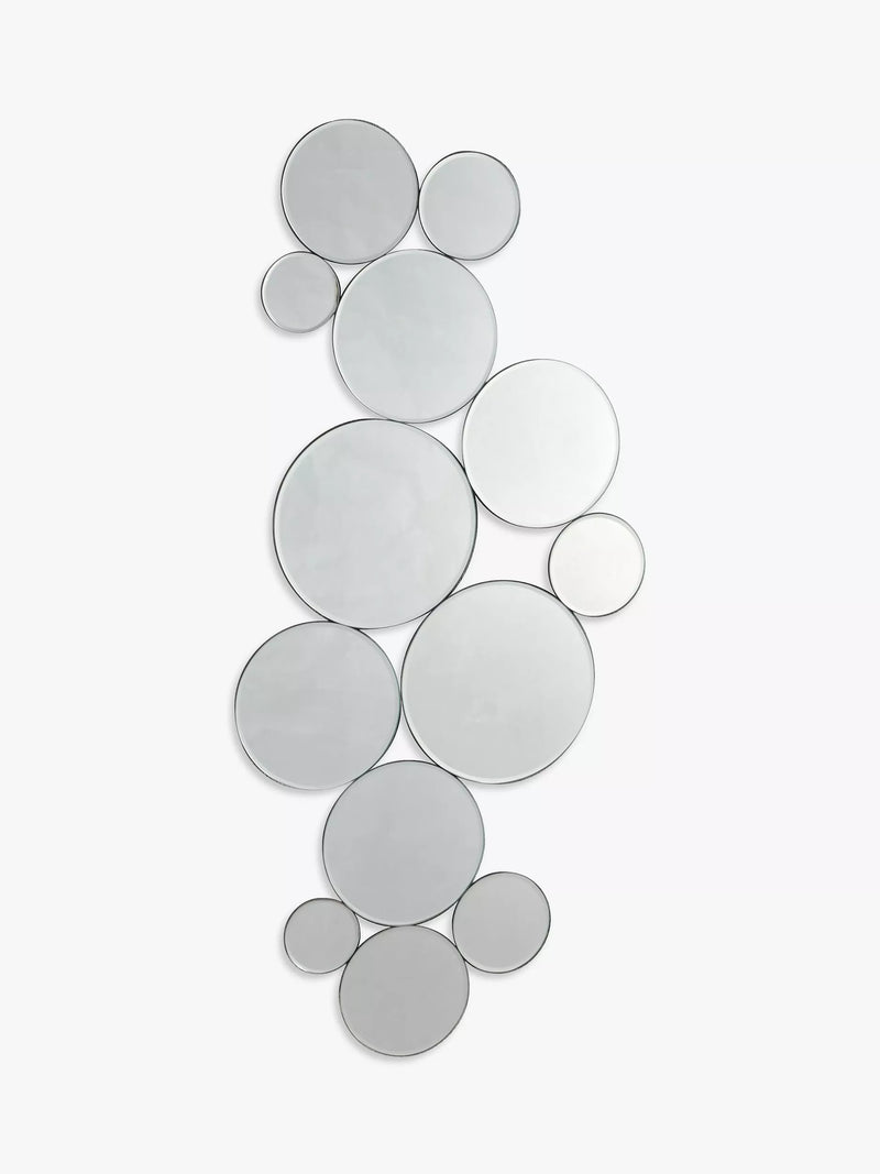 Där Digby decorative circles glass wall mirror 97x45cm - British product