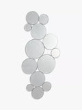 Där Digby decorative circles glass wall mirror 97x45cm - British product