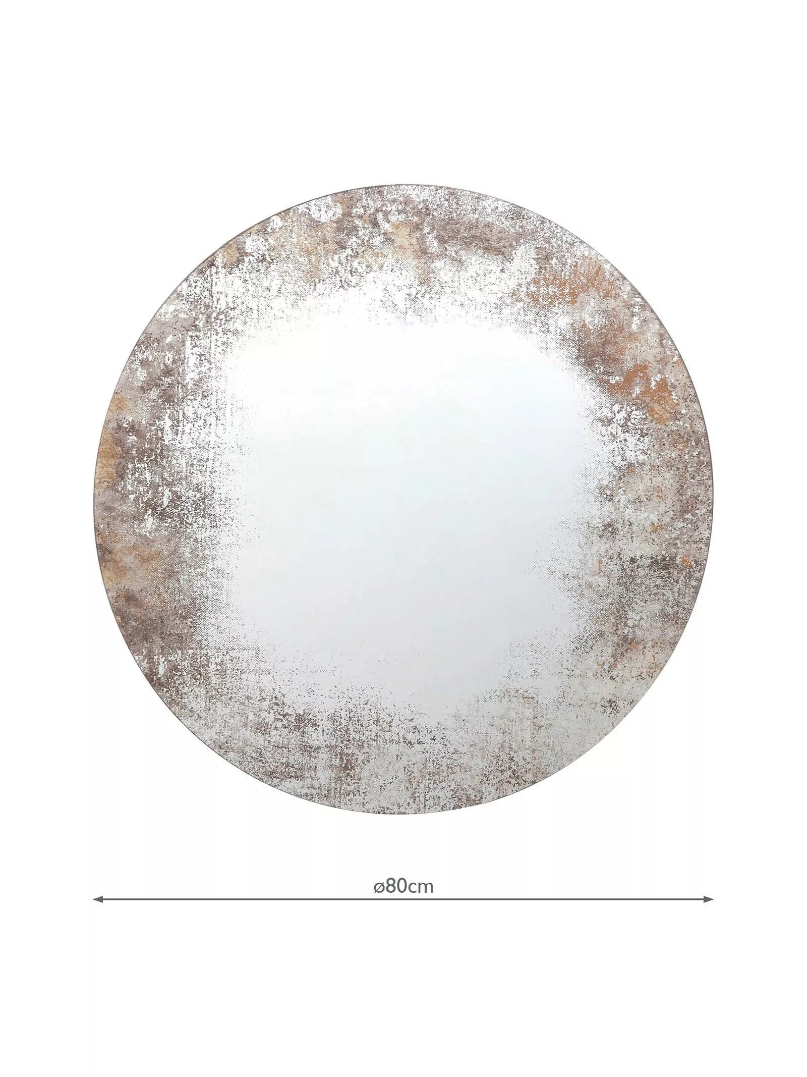 Där Vixen round gold wall mirror 80cm - British product