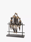 Libra Interiors sculpture antique bronze H31cm - British product